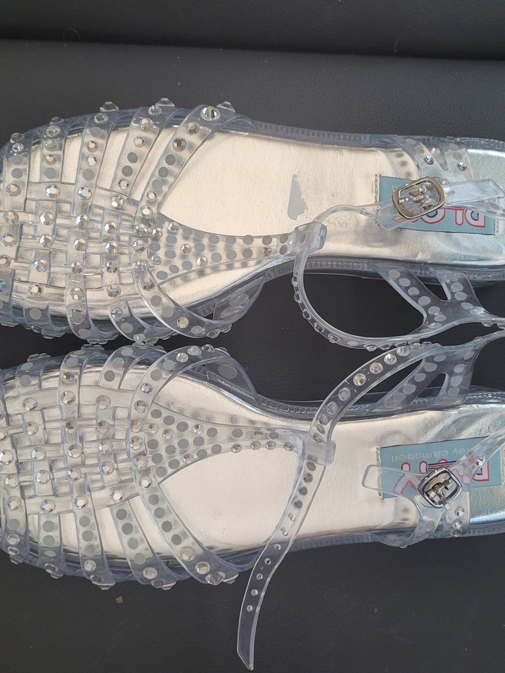 Jeffrey Campbell Clear Jelly Sandals
